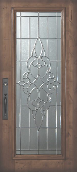 Courtlandt Full Lite - 6'8" Wood Door