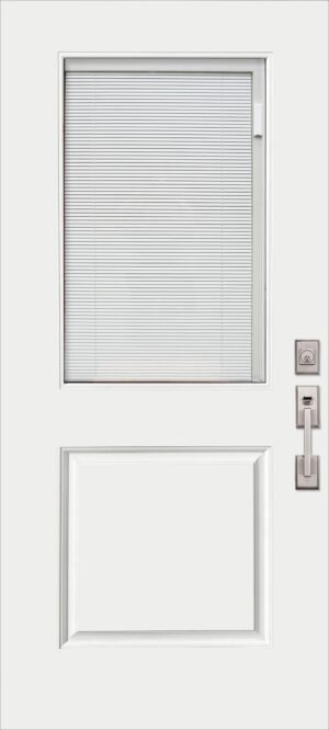 Half Lite Patio with Blinds - 6'8" Fiberglass Back Door