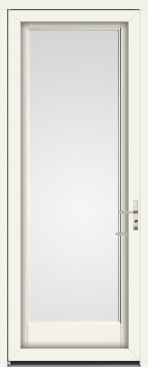 Full Lite Flush Glazed - 8'0" Fiberglass Back Door