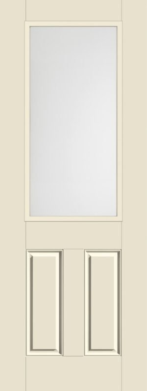 Half Lite 2 Panel - 8'0" Fiberglass Back Door
