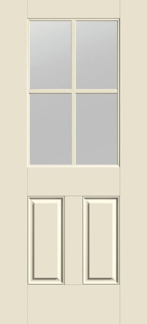 Half Lite 2 Panel SDL - 6'8" Fiberglass Back Door