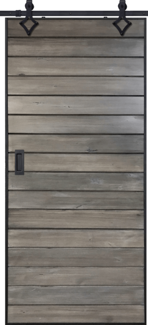 Horizontal Iron Plank - 6'8"-8'0" Barn Door