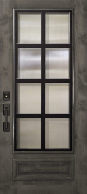 3/4 Lite Minimal - 6'8" Wood Door