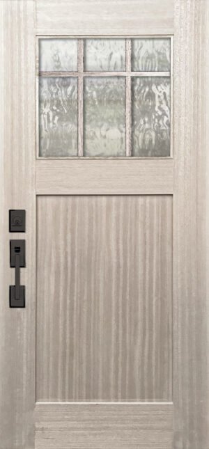 Marginal 6 Lite SDL 1 Panel - 6'8" Wood Door