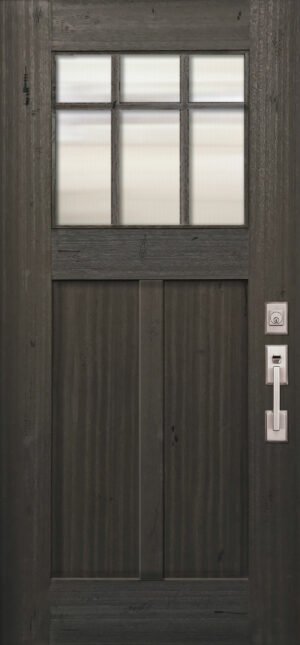 Marginal 6 Lite SDL 2 Panel - 6'8" Wood Door