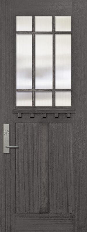 Marginal 9 Lite SDL Tall 2 Panel - 8'0" Wood Door