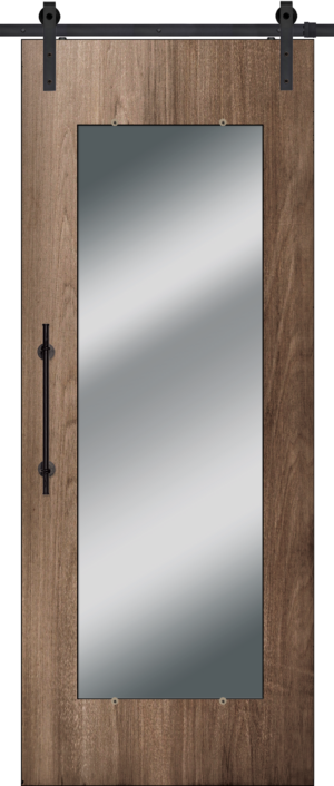 Mirror Full-Lite - 8'0" Barn Door