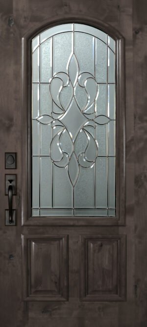 New Orleans Arch Lite - 6'8" Wood Door