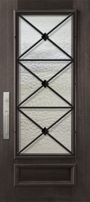 3/4 Lite Republic - 6'8" Wood Door