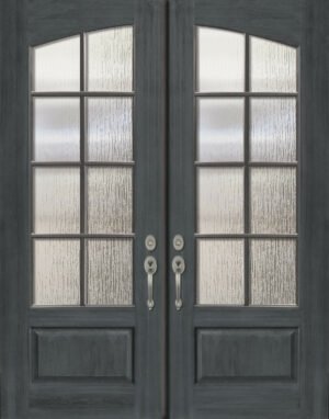Square Top Arch Double 8 Lite SDL - 8'0" Wood Door