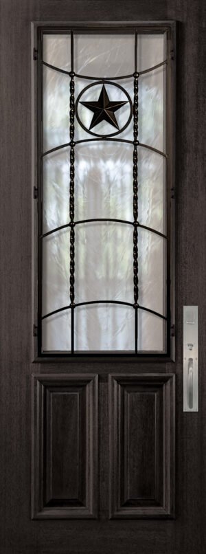 2/3 Lite Texan - 8'0" Wood Door