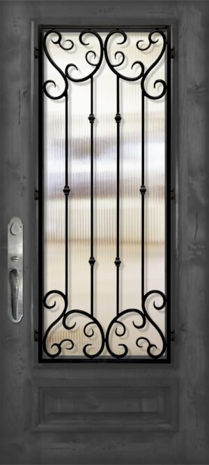 3/4 Lite Valencia - 6'8" Wood Door