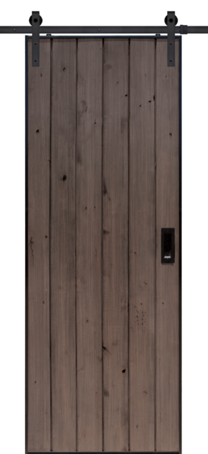 Vertical Iron Plank - 6'8"-8'0" Barn Door