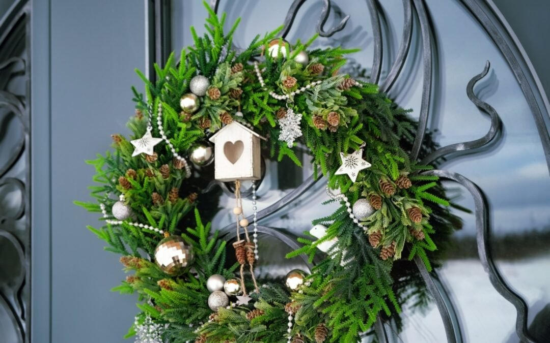 How to Hang a Wreath on Iron Doors