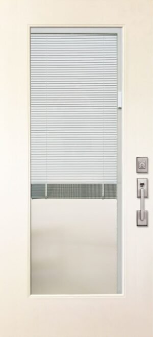 Full Lite Patio with Blinds - 6'8" Fiberglass Back Door