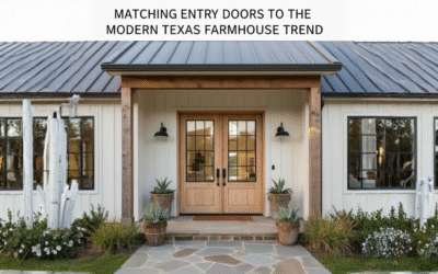 Matching Entry Doors to the Modern Texas Farmhouse Trend